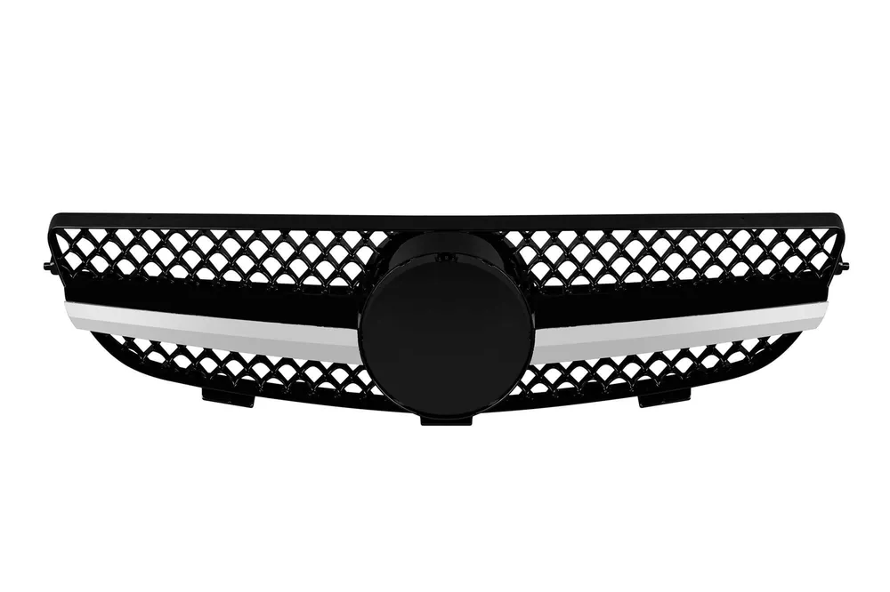 Grilă crom/neagră tip A Design potrivită pentru Mercedes CLK C209 2003-2009 Plată sigură