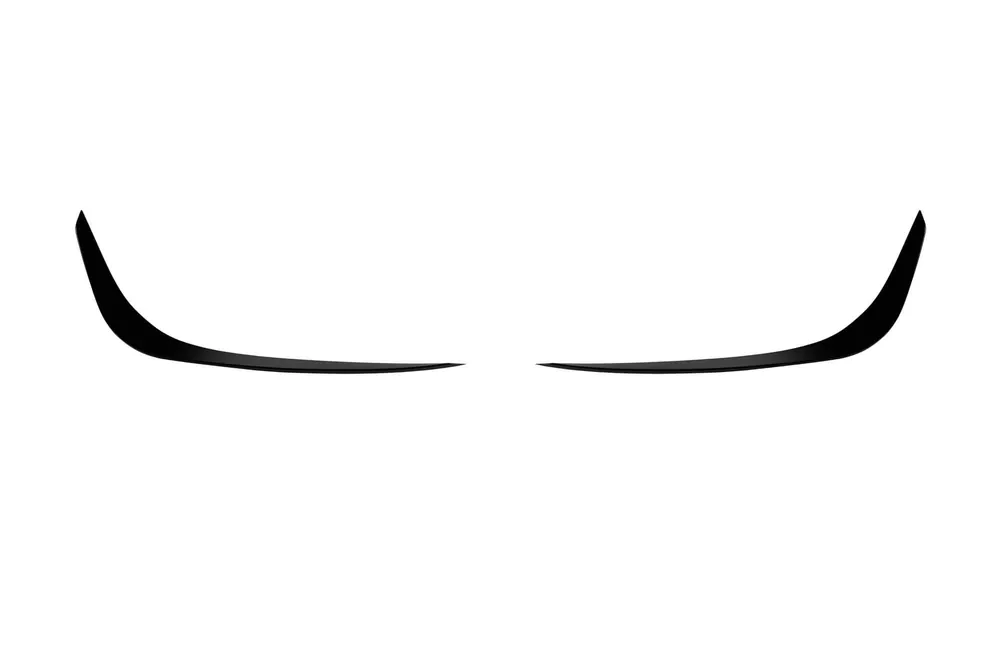 Discount Aero splittere potrivite pentru bara frontală 63 a Mercedes C-Class W206, S206 după 2021, lac negru