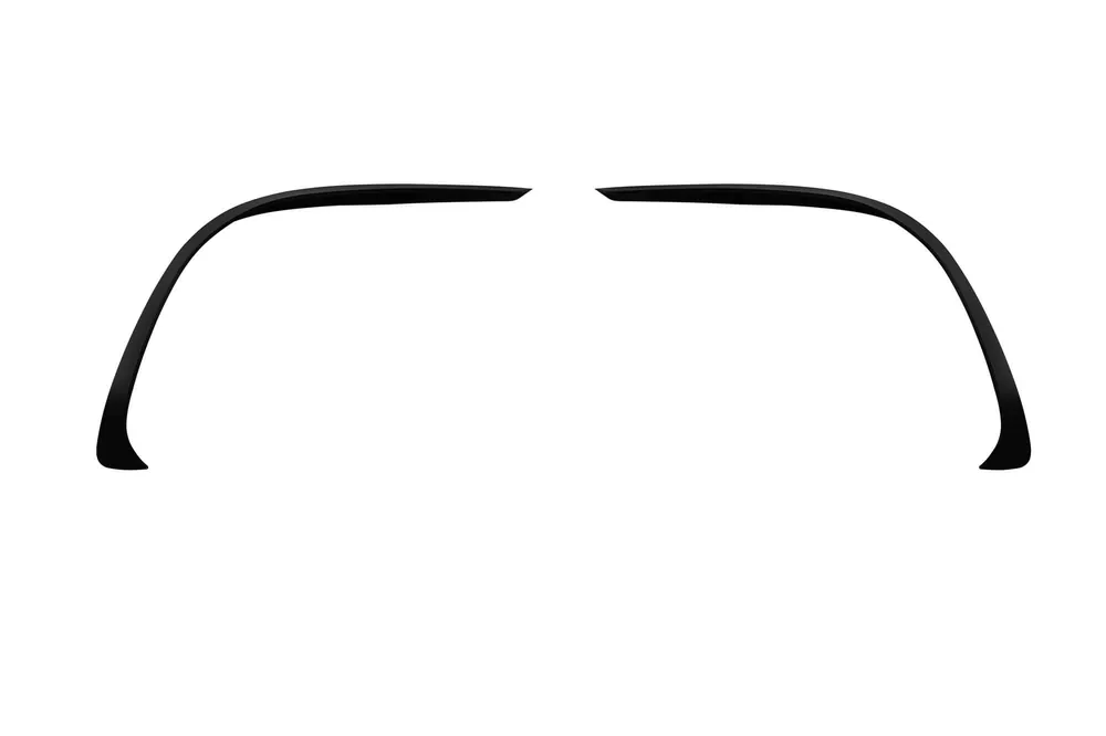 Premium Fâșii Aero tip 63 potrivite pentru bara frontală A design a Mercedes C-Class W206, S206 după 2021, lac negru