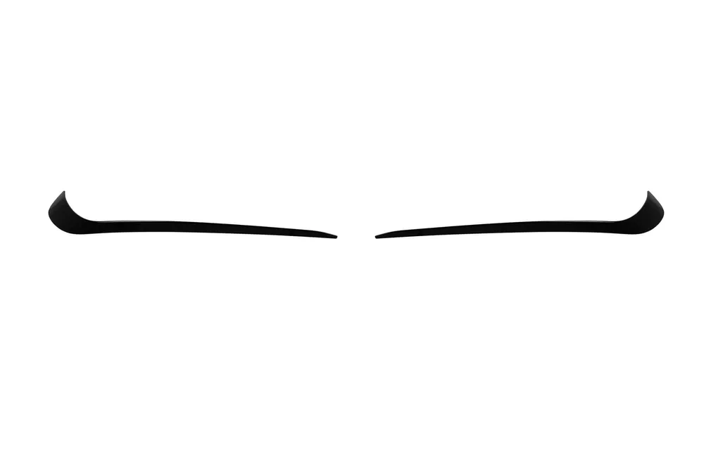 Bestseller Splittere superioare Aero potrivite pentru bara frontală CLA45 a Mercedes CLA C117 2013-2019, lac negru