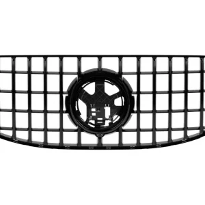 Vezi acum Grilaj tip GT cu lac negru potrivit pentru Mercedes GLS X167 după 2024 pentru bara de protecție frontală A Design Line