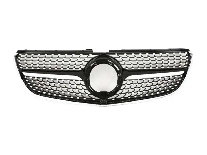 Livrare rapidă Grilă diamantată crom/neagră potrivită pentru Mercedes V-Class W447 după 2020