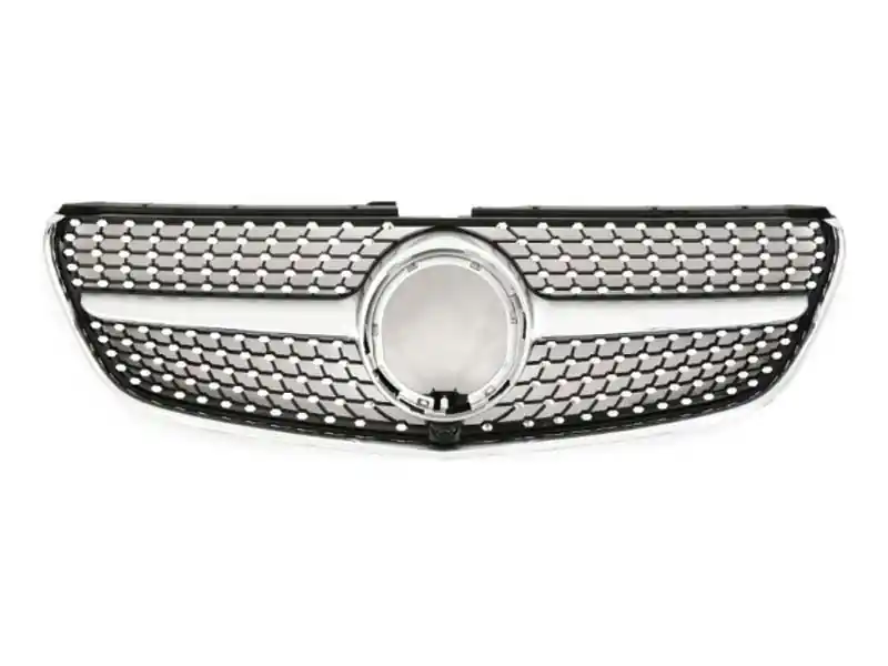 Grilă diamantată crom/gray potrivită pentru Mercedes V-Class W447 după 2020 Popular
