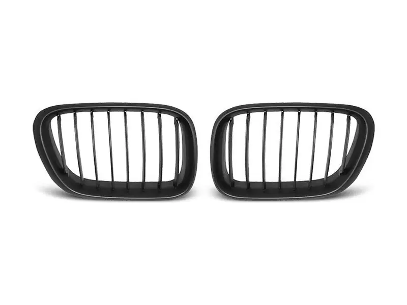 Grile rinichi cu nervuri simple, mat negru, potrivite pentru BMW X5 E53 1999-2003 Calitate înaltă