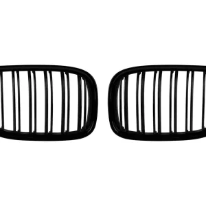 Ultima șansă Grile rinichi negre potrivite pentru BMW Seria 7 F01 cu ampatament scurt, F02 cu ampatament lung 2008-2015