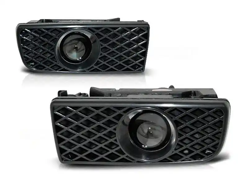 Preferatul clienților Kit de proiectoare cu lentilă potrivit pentru BMW Seria 3 E36 1990-1999 negru, stânga + dreapta
