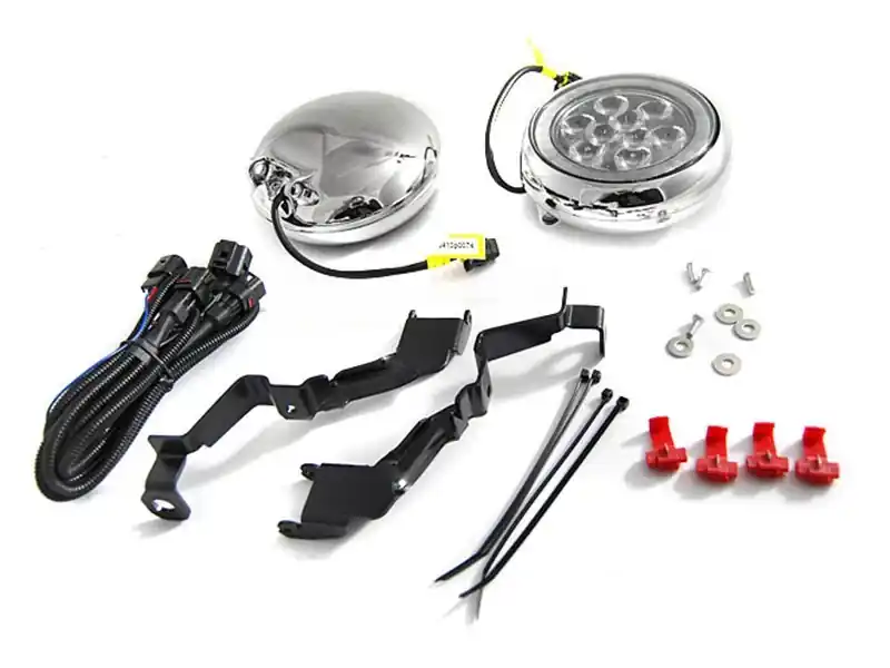 Kit de proiectoare LED potrivit pentru grila Mini Cooper toate versiunile crom, stânga + dreapta Chilipir