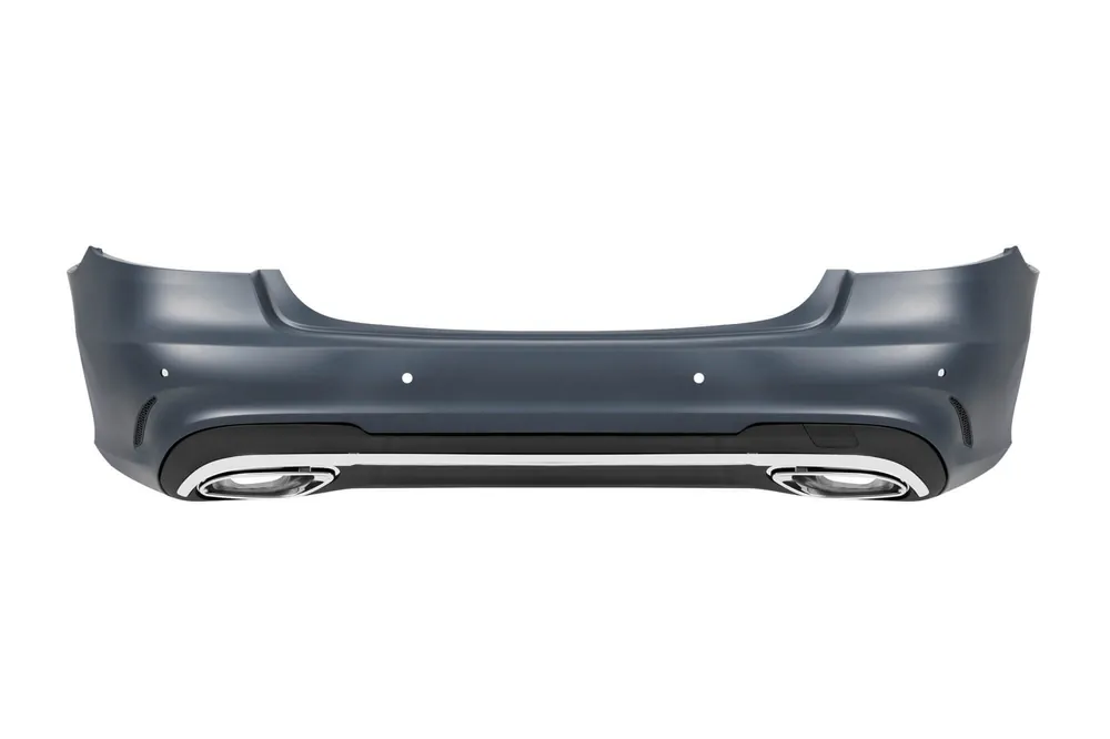 Spoiler spate A Design Line potrivit pentru Mercedes E-Class W212 Sedan 2012-2016 cu ieșiri de evacuare cromate Ieftin
