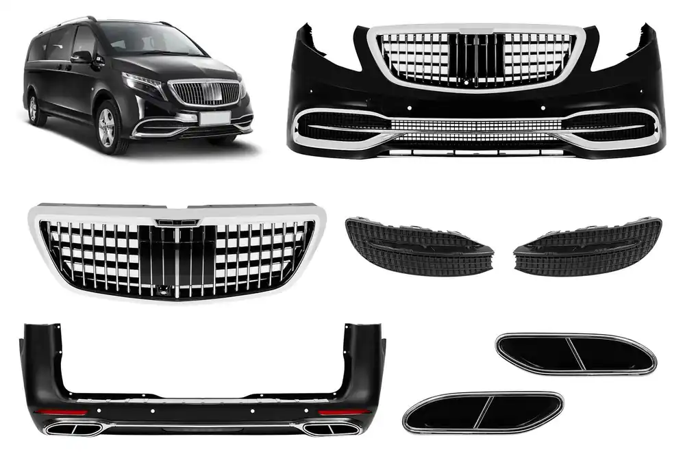 Pachet de tuning tip Maybach potrivit pentru Mercedes V-Class W447 2014-2023 Reducere extra