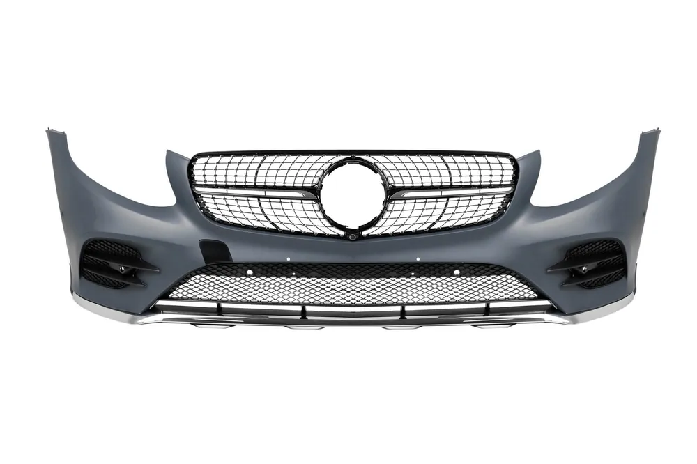 Bara frontală A Design Line potrivită pentru Mercedes GLC SUV X253 2015-2019 Lichidare de stoc