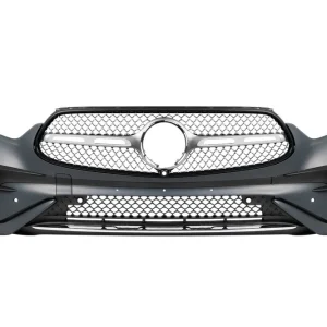 Bara frontală A Design Line potrivită pentru Mercedes GLC SUV X254 după 2022 cu grilă Diamond Mai ieftin