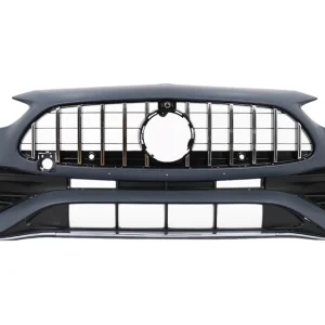 Bara frontală A Design Line potrivită pentru Mercedes C-Class W206 Sedan, S206 Estate după 2021 cu grilaj GT crom/negru Noutate