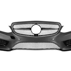 Bestseller Bara frontală A Design Line potrivită pentru Mercedes E-Class W212 Sedan, S212 Estate 2014-2016 cu grilă neagră în formă de diamant