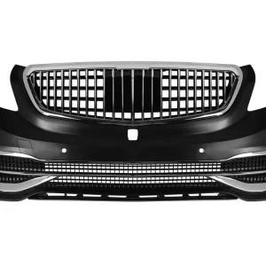 Bumper frontal stil design MB potrivit pentru Mercedes V-Class W447 2014-2023 cu elemente cromate Discount