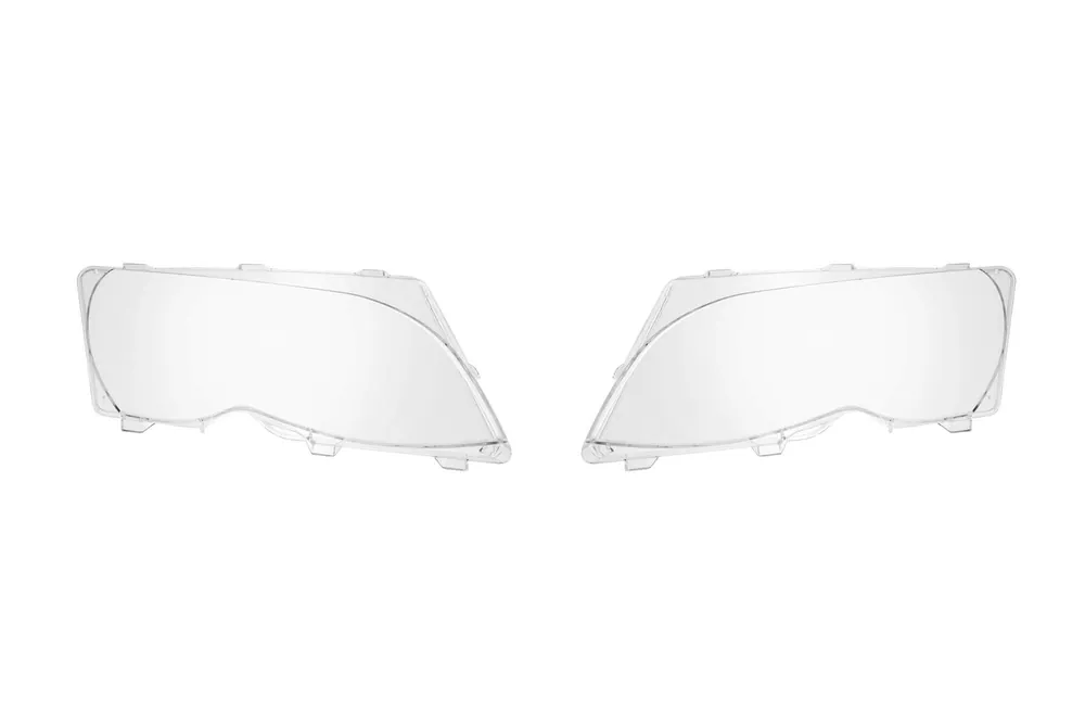Bestseller Set de sticlă pentru faruri potrivit pentru BMW Seria 3 E46 sedan, break 2001-2005, stânga și dreapta