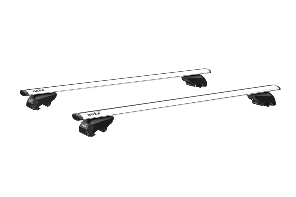Set de bare transversale aerodinamice Hakr AERO Wing, potrivit pentru mașini cu bare longitudinale integrate de 127cm. Ieftin