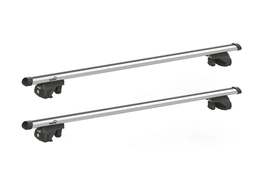 Set Hakr bare din aluminiu Rods Alu cu prinderi 0013 potrivit pentru vehicule cu șine de acoperiș înalte Cel mai bun preț