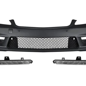 Bumper frontal A Design potrivit pentru Mercedes S-Class W221 2006-2013 cu lumini de zi Popular