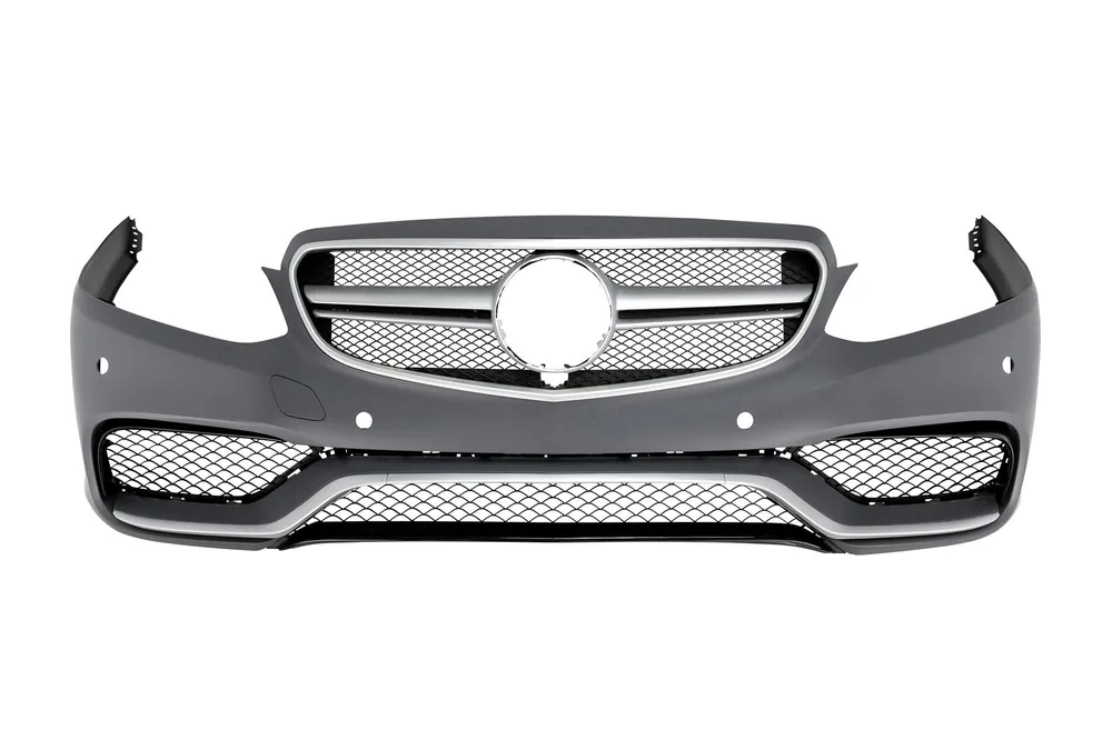 Preț promoțional Bumper frontal A Design potrivit pentru Mercedes E-Class W212 sedan, S212 break 2014-2016 cu PDC, pentru adevăratul E63 A Design
