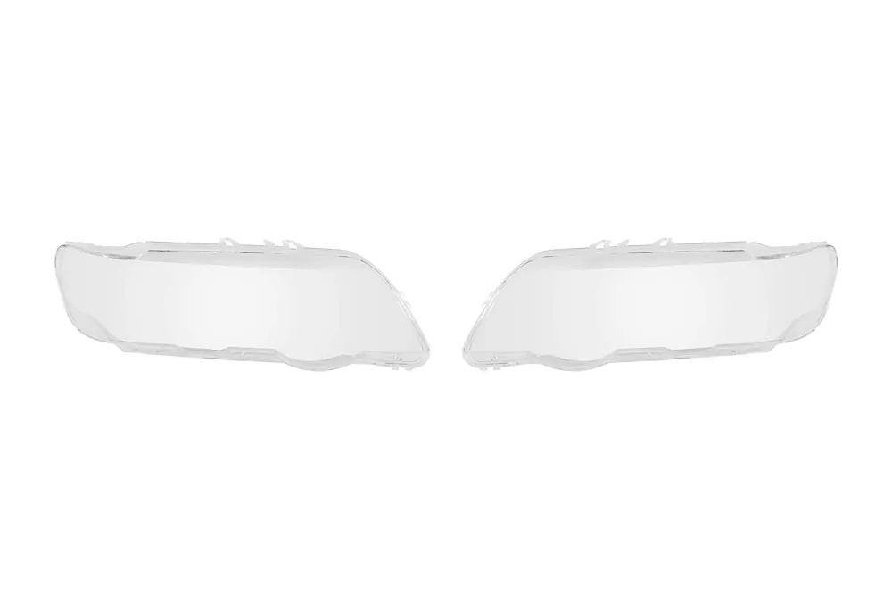 Plată sigură Set de sticlă pentru faruri potrivit pentru BMW X5 E53 2000-2003, stânga și dreapta