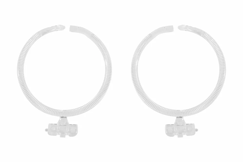 Cel mai vândut Set de ghiduri de lumină potrivit pentru inel mare pe BMW Seria 5 E60 sedan, E61 touring 2007-2010 pentru modelul cu faruri xenon, stânga și dreapta