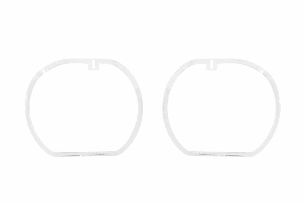Set de ghiduri de lumină potrivit pentru inel mare pe BMW X1 F48 2016-2020 pentru modelul cu faruri xenon, stânga și dreapta Cel mai bun preț