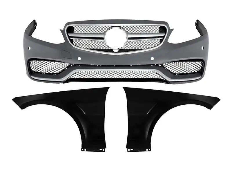 Vezi acum Bumper frontal A Design potrivit pentru Mercedes E-Class W212 sedan, S212 break 2014-2016 cu PDC, pentru adevăratul E63 A Design