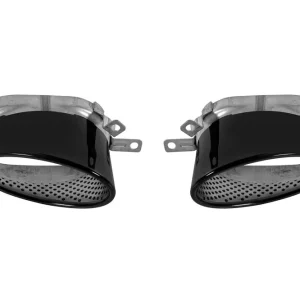 Capace de evacuare negre tip RS potrivite pentru Audi A6 sedan, break 2016-2018 -O–O- Mai ieftin