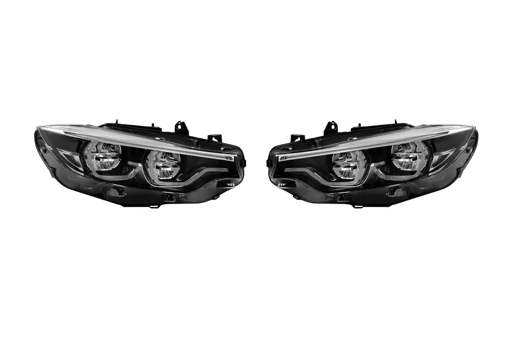 Transport gratuit Set de faruri LED tip X-laser potrivit pentru BMW Seria 4 F32, F33, F36 2017-2019 pentru modelul cu faruri LED de fabricație