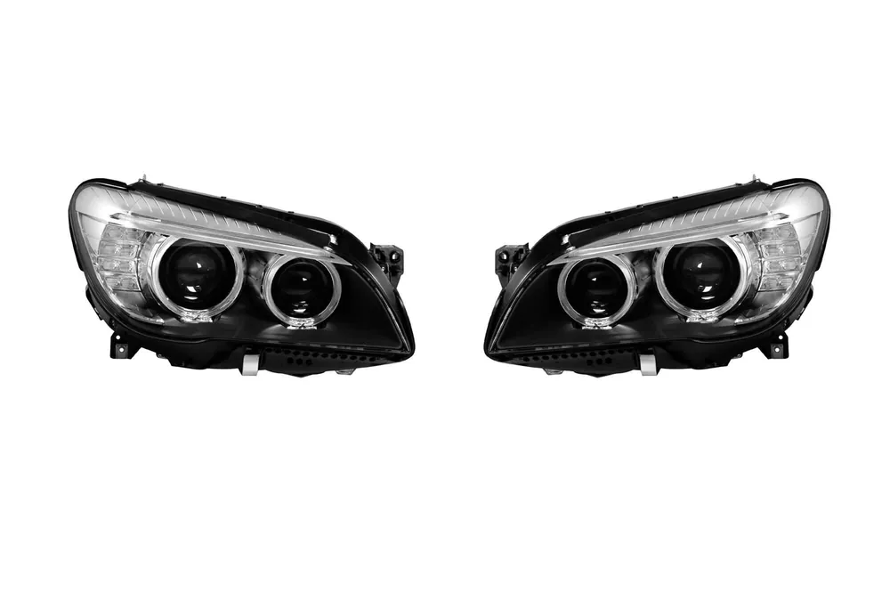 Set de faruri xenon tip LCI potrivit pentru BMW Seria 7 F01, F02 2009-2012 pentru modelele cu faruri xenon din fabrică, stânga și dreapta Nu rata