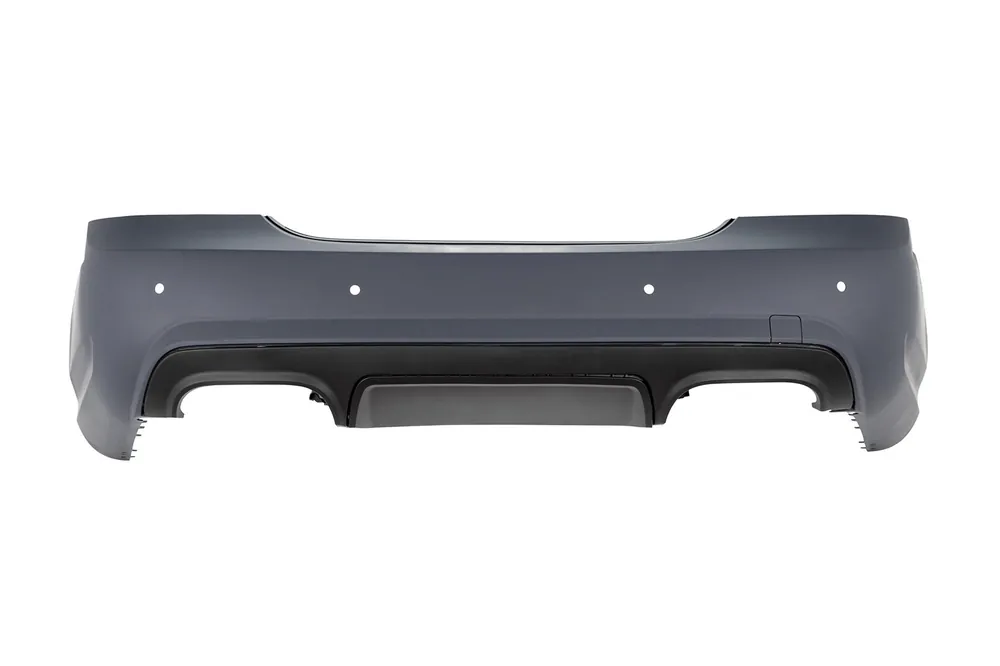 Bumper spate A Design tip S65 potrivit pentru Mercedes S-Class W221 2006-2013 cu PDC/2 difuzor/2 țeavă de eșapament -oo–oo- Calitate înaltă
