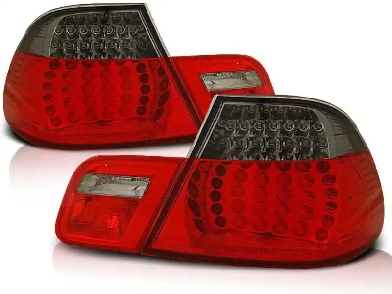 Ofertă limitată Set de stopuri LED de tuning potrivit pentru BMW E46 04.1999-03.2003 cabrio, stânga și dreapta – stop stâng defect