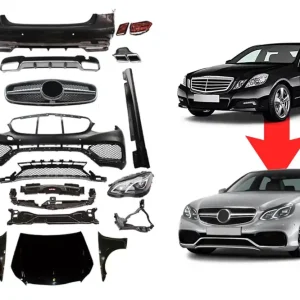 Vezi acum Pachet de tuning potrivit pentru Mercedes E-Class W212 sedan 2009-2014 conversie la W212 Facelift 2014-2016