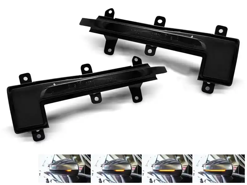 Semnale LED de tunning potrivite pentru oglinzile laterale ale Audi TT, TTS, TTRS Coupe/Cabrio 2006-2014, R8 2007-2016 Preț promoțional