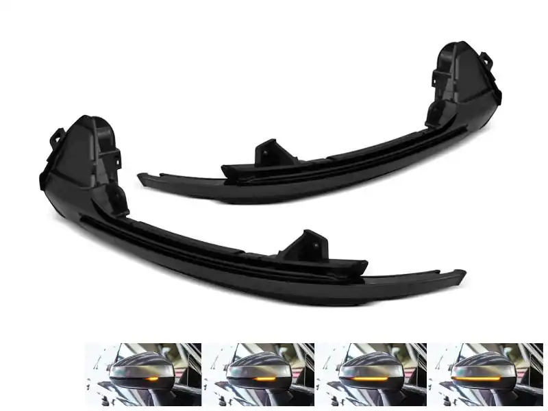 Doar azi Semnale LED de tunning potrivite pentru oglinzile laterale ale Audi A6 C7 sedan/avant/allroad după 2010