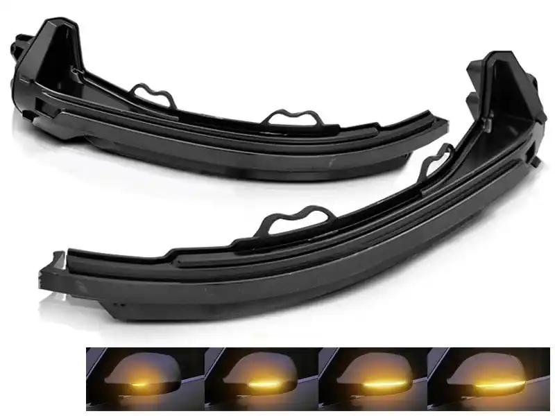 Semnale LED de tunning potrivite pentru oglinzile laterale ale Audi A4 B9 după 2015, A5 după 2016 Promoție