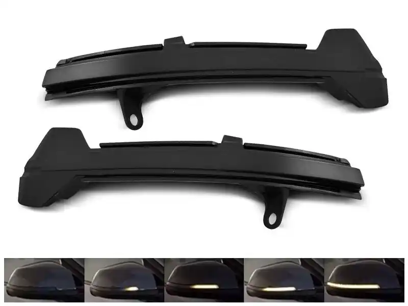 Popular Semnale LED potrivite pentru oglinzile laterale ale BMW Seria 5 F10/F11 2013-2016, Seria 5 GT F07 2013-2016, Seria 6 F12/F13/F06 2014-2018, Seria 7 F01 2012-2015