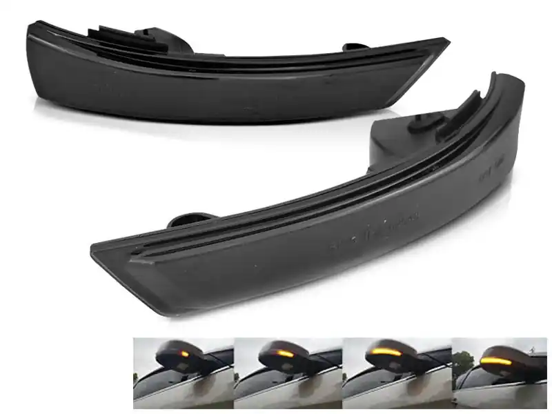 Discount Semnale LED de tunning potrivite pentru oglinzile laterale ale Ford Focus MK2 2007-2010, Focus MK3 2011-2018 / MONDEO MK4 2010-2014