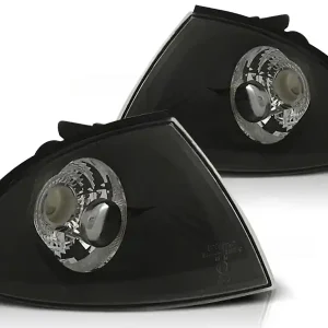 Super ofertă Set de semnalizatoare de tuning potrivit pentru far pentru BMW Seria 3 E46 sedan/combinație 1998-2001 cu bază neagră stânga + dreapta