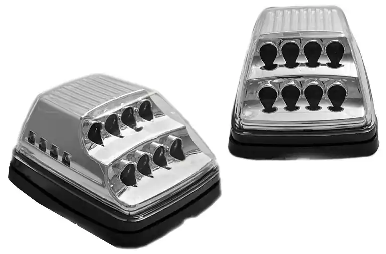 Indicatori laterali LED potriviți pentru Mercedes G-Class W463 1990-2012 – bază cromată Cel mai vândut