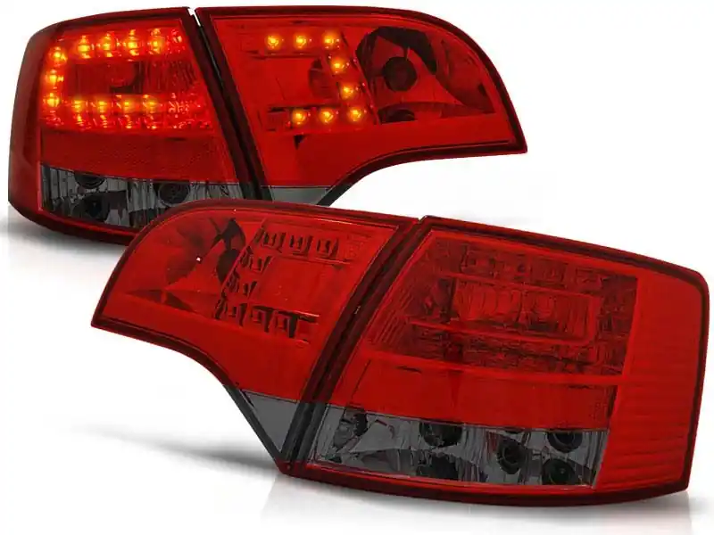 Mai ieftin Set de stopuri LED de tuning potrivit pentru Audi A4 B7 11.2004-03.2008 break, stânga și dreapta