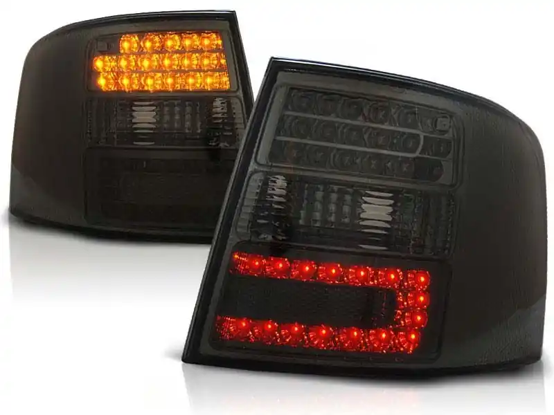 Expediere rapidă Set de stopuri LED de tuning potrivit pentru Audi A6 05.1997-05.2004 break, stânga și dreapta
