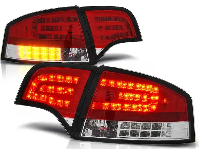 Kit de stopuri LED de tuning potrivit pentru Audi A4 B7 11.2004-03.2008 sedan, stânga și dreapta Plată sigură