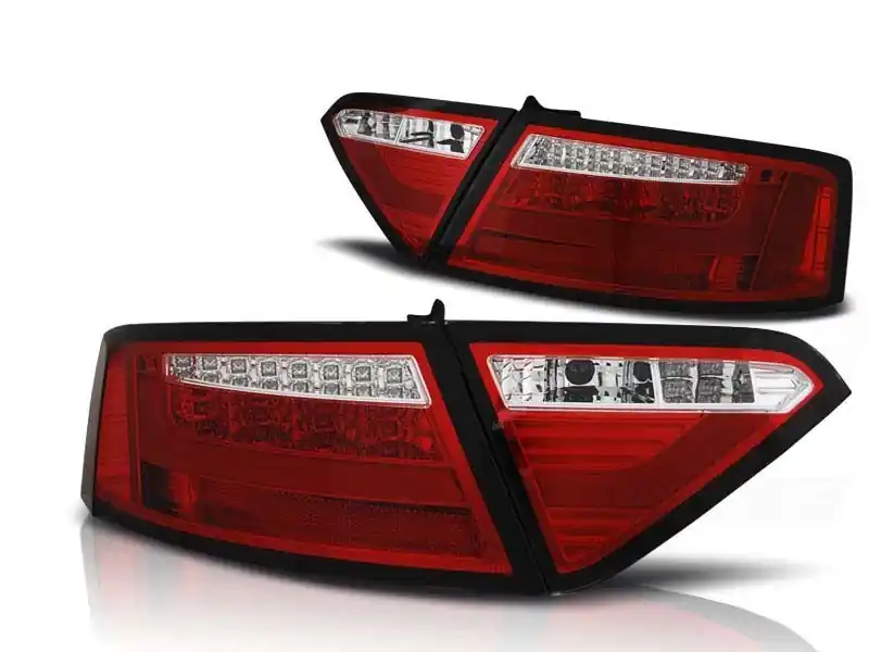 Set de stopuri LED de tuning potrivit pentru Audi A5 2007-06.2011 coupe, versiune fără stopuri LED de fabrică, stânga și dreapta Expediere rapidă