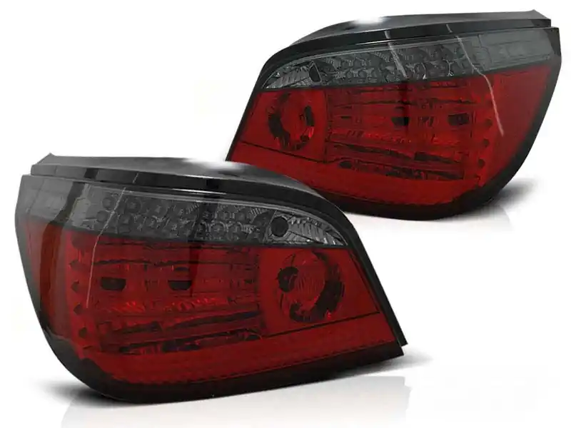 Preț promoțional Set de stopuri LED de tuning potrivit pentru BMW Seria 5 E60 07.2003-2007 roșu/întunecat, stânga și dreapta