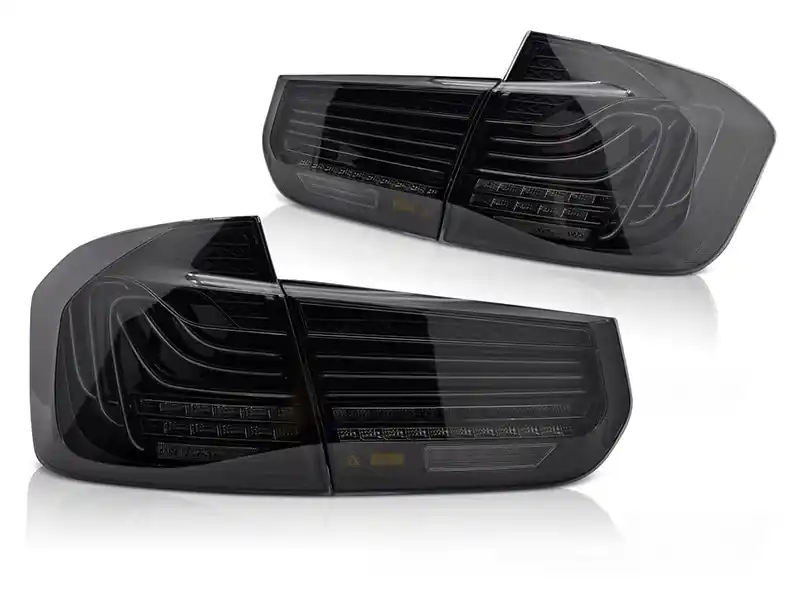 Set de stopuri LED potrivit pentru BMW Seria 3 F30 sedan 2011-2018, cu bază fumurie, stânga și dreapta Cumpără online