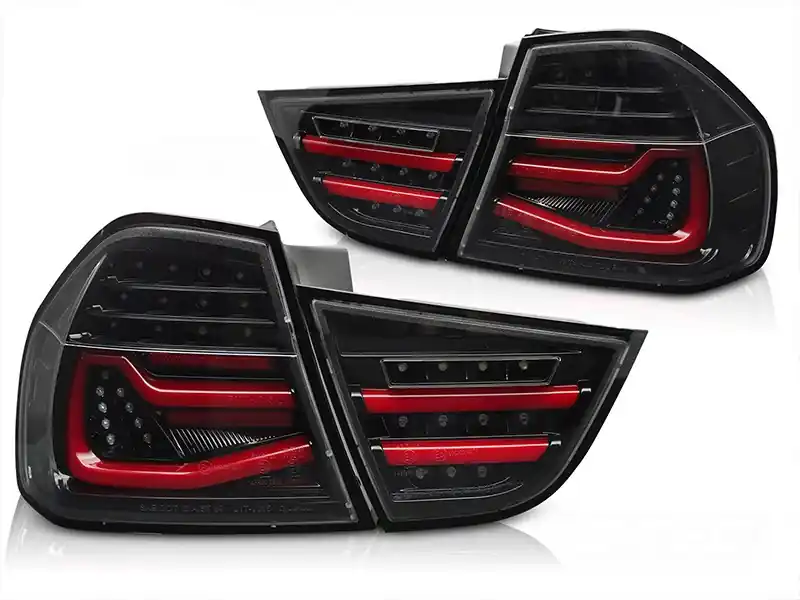 Reducere specială Set de stopuri LED de tuning potrivit pentru BMW Seria 3 E90 2009-2011 fumurii, stânga și dreapta