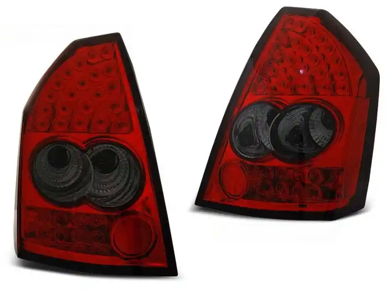 Kit de stopuri LED de tuning potrivit pentru Chrysler 300C 2005-2008 roșu/întunecat, stânga și dreapta Disponibil imediat