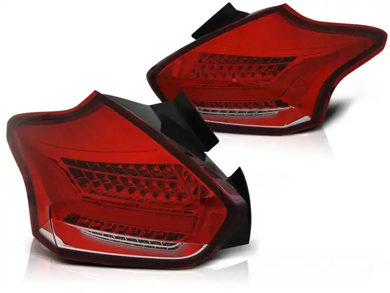 Reducere Kit de stopuri LED de tuning potrivit pentru Ford Focus III hatchback după 2015 roșu/alb, stânga și dreapta