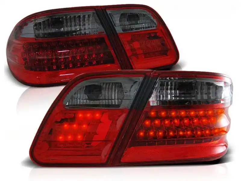 Set de stopuri LED de tuning potrivit pentru Mercedes W210 E-Class 1995-03.2002 sedan, stânga și dreapta Ieftin
